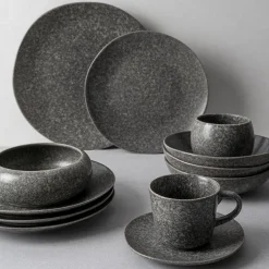 Porsgrunds Porselænsfabrik Asjett 21cm Mørk Granitt